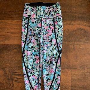 Lilly Pulitzer Luxletic High Rise Leggings Let's Get Wild Size XXL